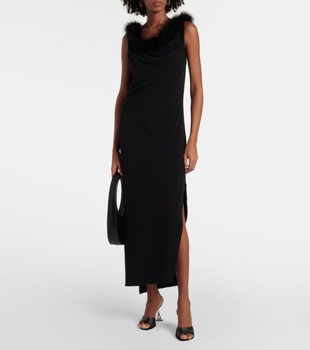 Vestido largo Boa con plumas - Coperni - Modalova