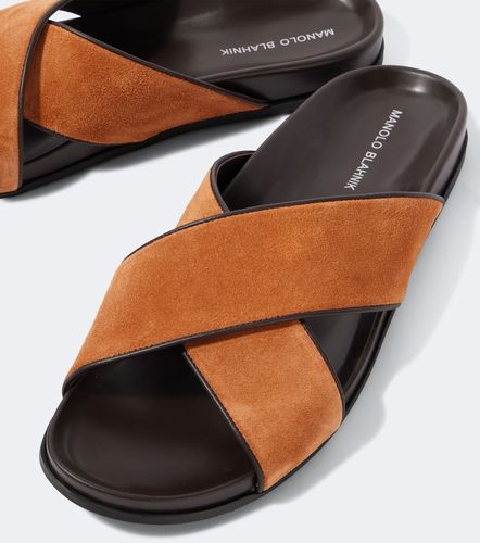 Chiltern suede slides - Manolo Blahnik - Modalova