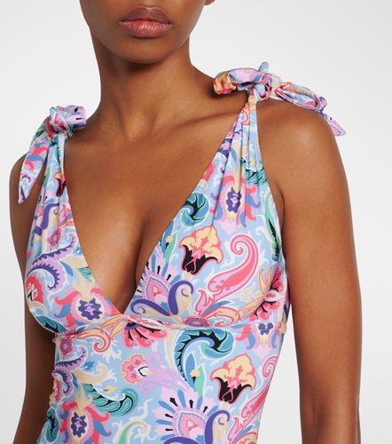 Costume intero con stampa e fiocco - Etro - Modalova