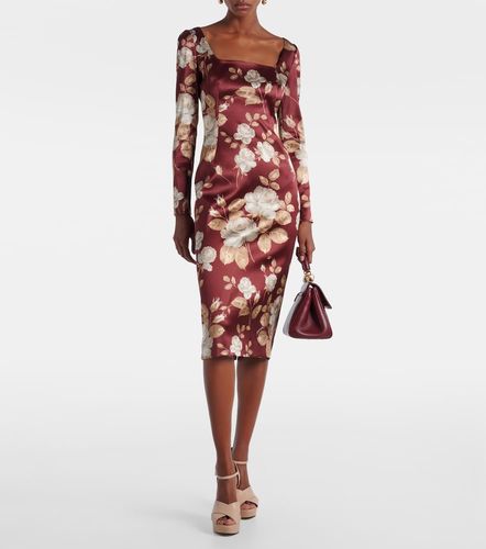 Dolce&Gabbana Midikleid aus Satin - Dolce&Gabbana - Modalova