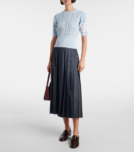 Top 4-Bar aus Pointelle-Strick - Thom Browne - Modalova