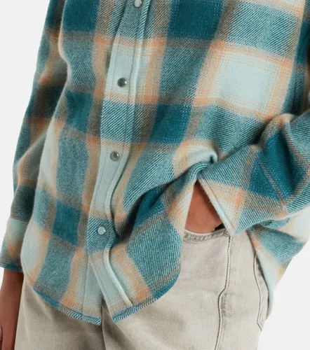 Checked cashmere overshirt - God's True Cashmere - Modalova
