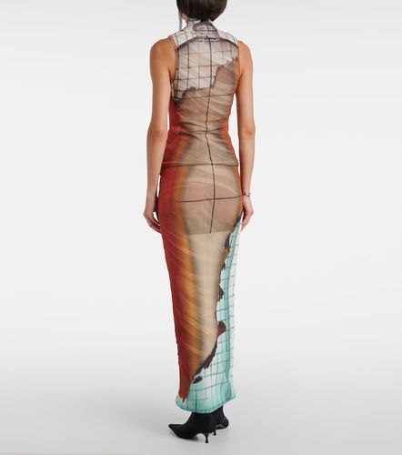 Jean Paul Gaultier Fire tulle top - Jean Paul Gaultier - Modalova