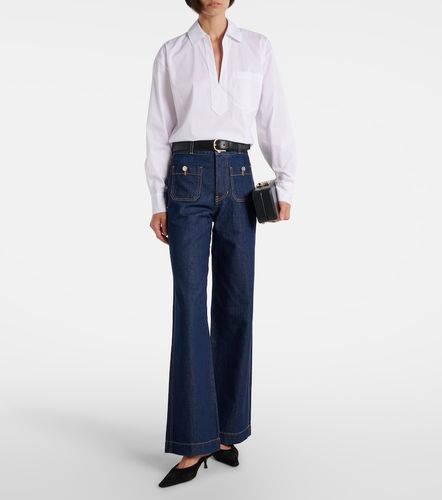 Camicia Khai in popeline di misto cotone - Veronica Beard - Modalova