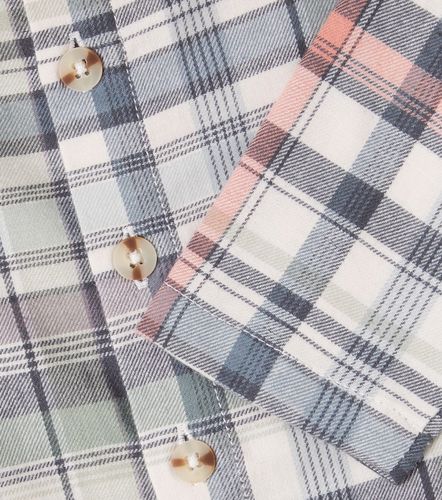 Bebé - camisa Shelby de algodón a cuadros - Wheat - Modalova