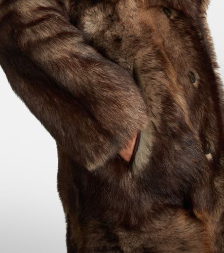 Reversible shearling and leather coat - Yves Salomon - Modalova