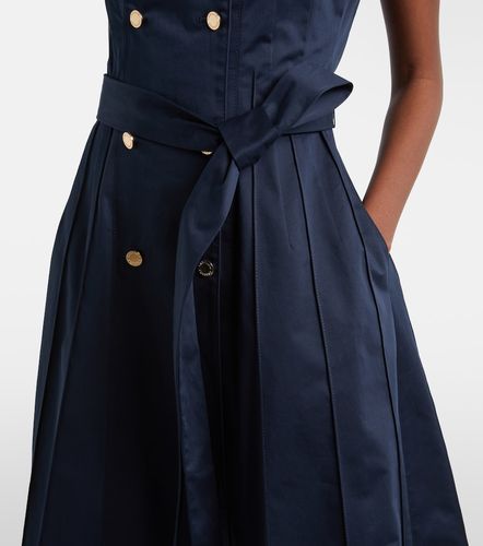Abito midi in raso di misto cotone - Carolina Herrera - Modalova