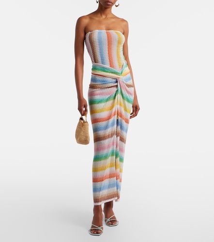 Copricostume con lamé a zig zag - Missoni - Modalova