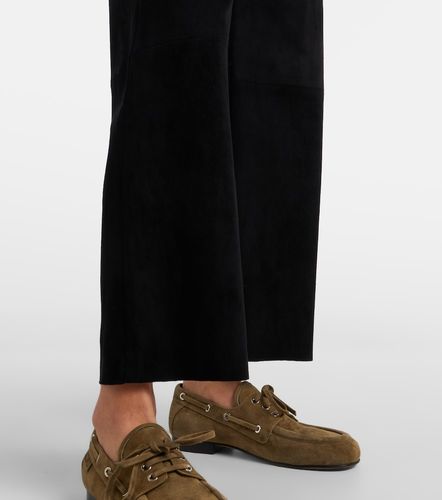 Lilou cropped suede wide-leg pants - Stouls - Modalova