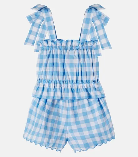 Set Viola de top y shorts de algodón - Bebe Organic - Modalova