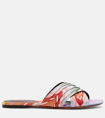 Missoni Ada Chevron twill slides - Missoni - Modalova