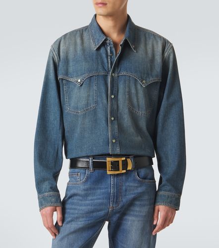 Versace Medusa denim overshirt - Versace - Modalova