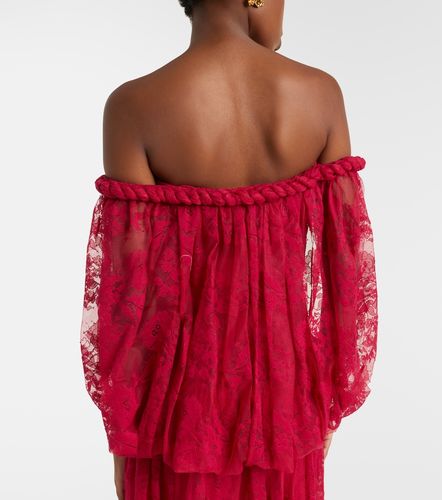Abito off-shoulder lungo Luna in pizzo - Zimmermann - Modalova