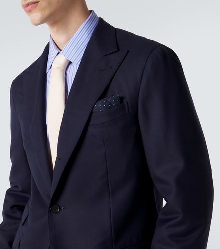 Polka-dot silk pocket square - Dunhill - Modalova