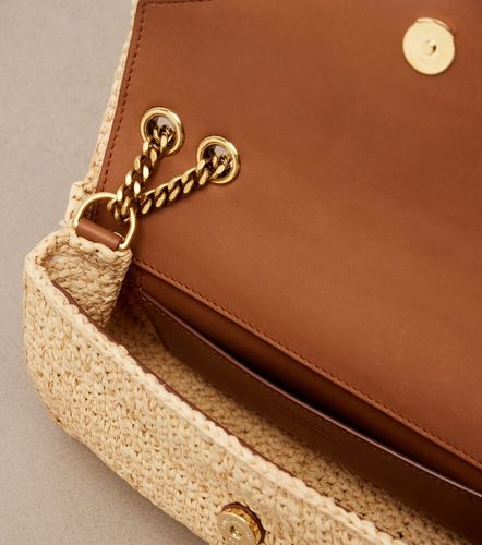 Loulou Mini raffia shoulder bag - Saint Laurent - Modalova