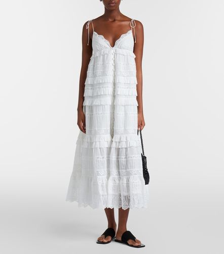 Midikleid Solstice aus Baumwolle mit Spitze - Zimmermann - Modalova