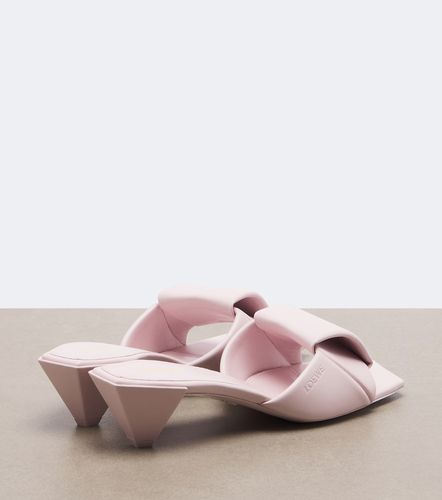 Loewe Origami leather mules - Loewe - Modalova