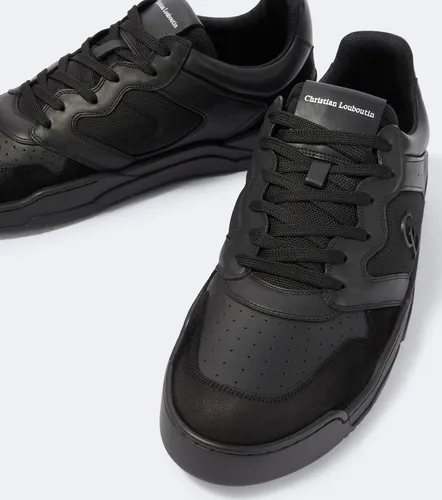 Bsktball 1 Retro leather sneakers - Christian Louboutin - Modalova