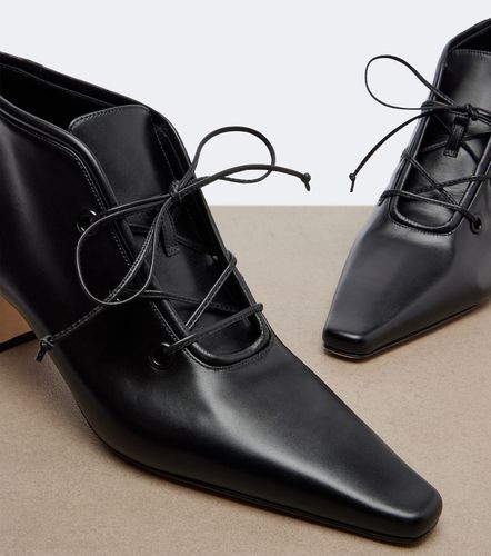 Fuxa leather lace-up boots - Manolo Blahnik - Modalova