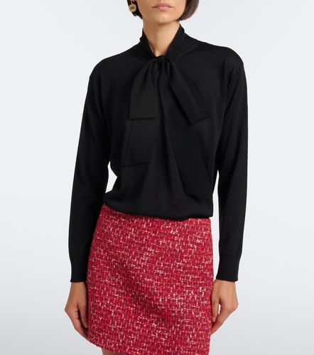 Pullover in lana con fiocco - Valentino - Modalova