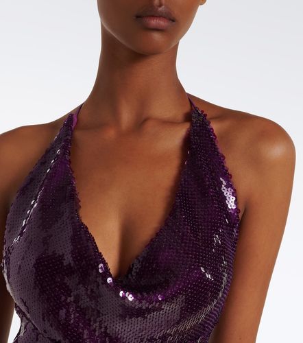 Gardenia sequined halterneck gown - Retrofete - Modalova