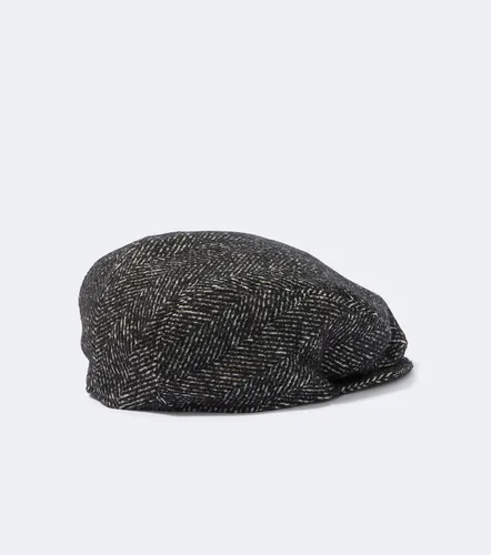 Herringbone wool-blend flat cap - Dolce&Gabbana - Modalova