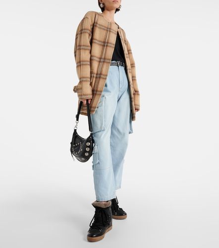 Botines Nowles de piel con borrego - Isabel Marant - Modalova