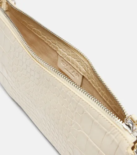Rachel croc-effect leather shoulder bag - By Far - Modalova