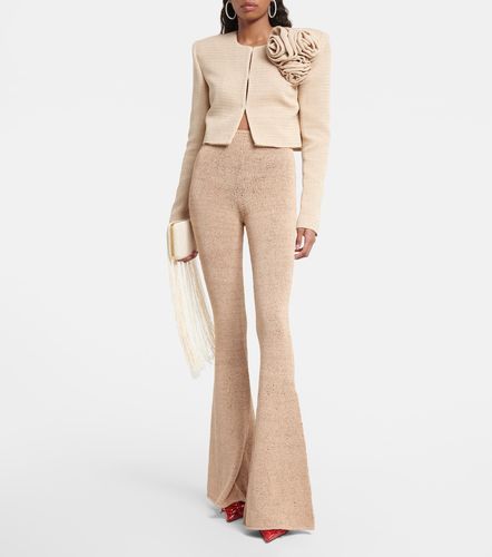 Crochet high-rise flared leggings - Magda Butrym - Modalova