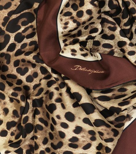 Pañuelo de seda con print - Dolce&Gabbana - Modalova