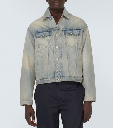 Drawn Varsity embroidered denim jacket - Kenzo - Modalova