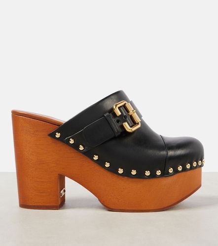 Jeannette 115 studded leather clogs - Chloe - Modalova