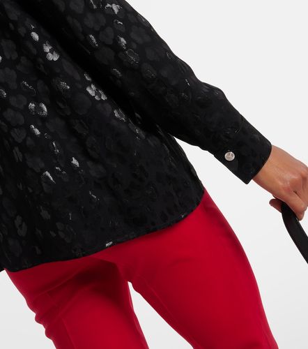 Versace Jacquard satin blouse - Versace - Modalova
