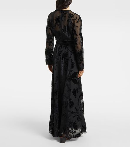 Maxikleid Burnout Sheath mit Samt - Zimmermann - Modalova