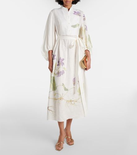 Erdem Linen wrap dress - Erdem - Modalova