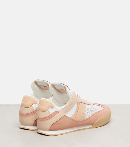 Kick leather-trimmed sneakers - Chloe - Modalova