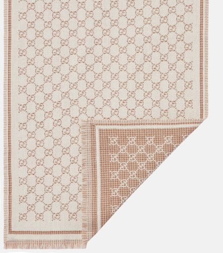Gucci GG wool-blend jacquard scarf - Gucci - Modalova