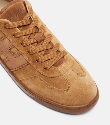Cool croc-effect suede sneakers - Hogan - Modalova