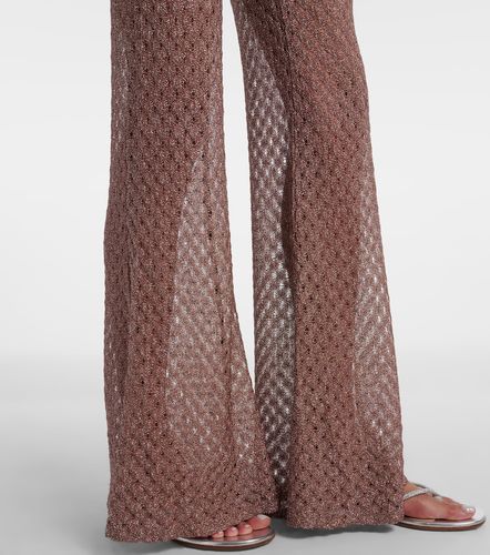 Missoni Open-knit lame flared pants - Missoni - Modalova