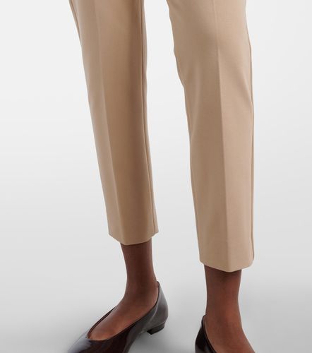 Pantalones slim cropped Pegno de jersey - Max Mara - Modalova