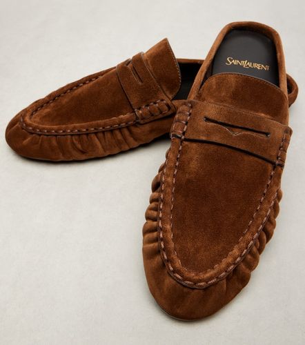 Saint Laurent Le Loafer suede mules - Saint Laurent - Modalova