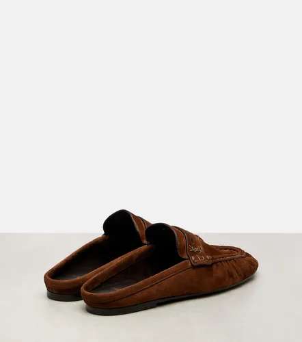 Saint Laurent Le Loafer suede mules - Saint Laurent - Modalova