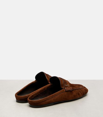 Slippers Le Loafer aus Veloursleder - Saint Laurent - Modalova
