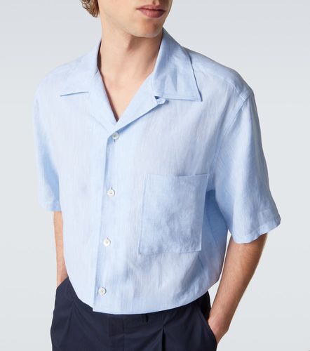 Zegna Camicia bowling in lino - Zegna - Modalova