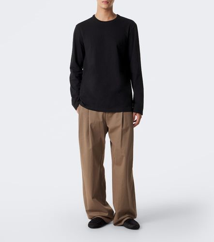 Pantaloni a gamba larga Tibor in cotone e cashmere - The Row - Modalova