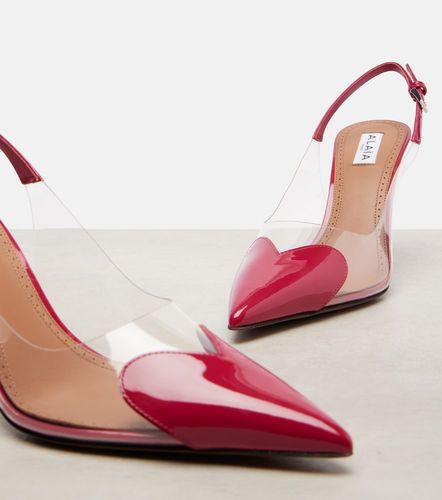 Alaïa Pumps slingback Le Cœur 90 in vernice - Alaia - Modalova
