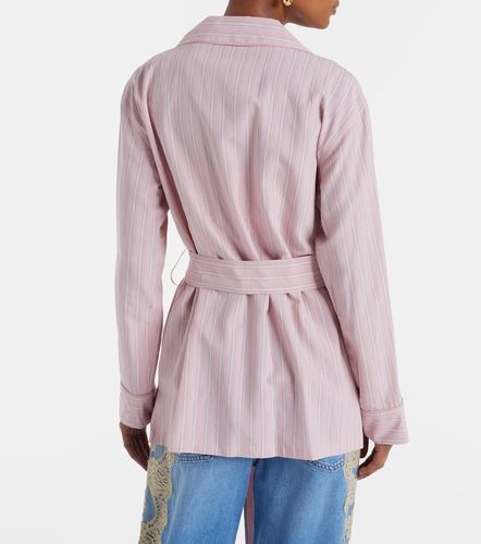 Camicia a righe con cintura - Dolce&Gabbana - Modalova