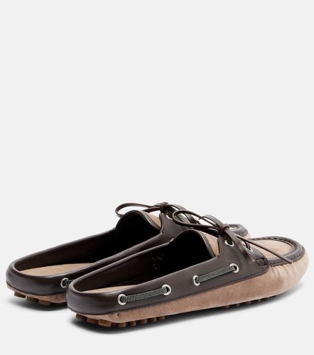 Brunello Cucinelli Mules in suede - Brunello Cucinelli - Modalova