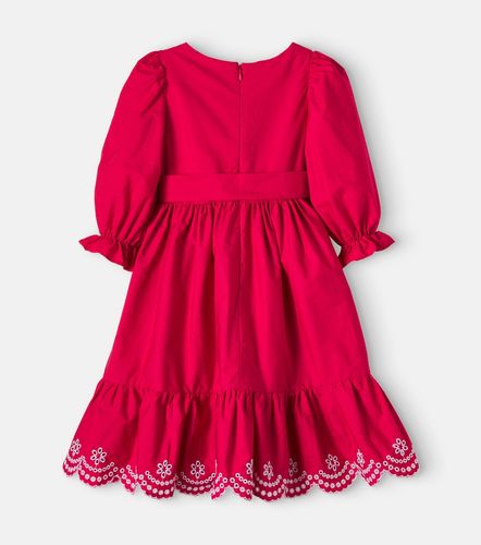 Vestido de algodón con cinturón - Patachou - Modalova