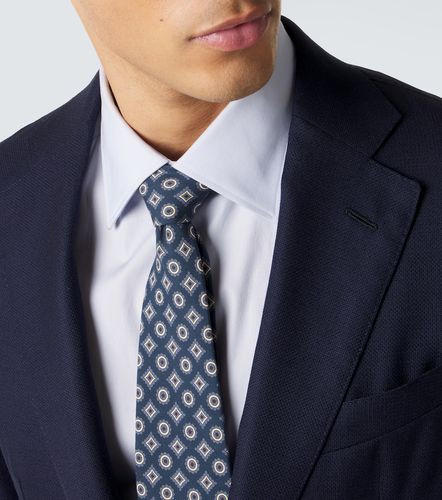 Corbata de seda estampada - Thom Sweeney - Modalova